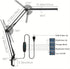 HDView 3 10 LED Desk Lamp with Eye-Caring Modes Brightness, Adjustable Swing Arm Long Flexible Lamp for Office Workers