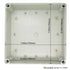 Zulkit Junction Box, ABS Plastic Dustproof Waterproof IP67, Universal Electrical Project Enclosure, 7.87 x 7.87 x 3.74