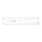 Film Flexible Ruler 6 Inch - 0.1mm Scale PET Plastic Covered Thickened Folding Straight Ruler Measuring Tool