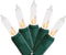 MULTI-SPARKING Christmas Lights 8.6Ft 10 Counts Classic Clear Incandescent Mini String Lights