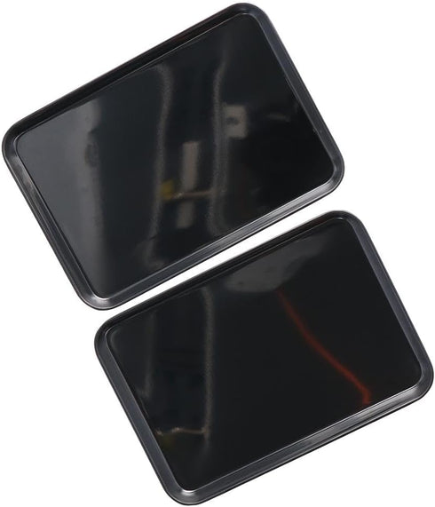 2 Packs Dental Procedure Tray, Stainless Steel Premium Silver Medical Surgical Tray, Durable Rectangle Flat Bottom Tray for Tattoo, Resin, Lab Instrument Supplies