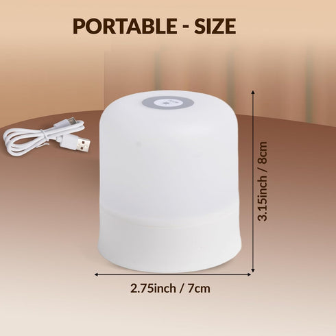 Cravonel 3 2400mAh, Dimmable Portable Baby Night Light, Color Egg Lights for Nursery, Small Rechargeable LED Lamp