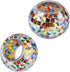 OKQYIMAQQ Solar Table Light, Solar Mosaic Lights Color Changing Solar Glass Ball Garden Lights Waterproof Outdoor Night