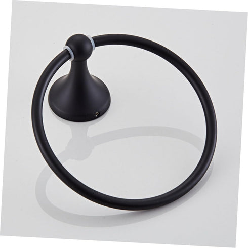 Set Gadpiparty Stainless Steel Bathroom Towel Holder Black Towel Rack with Elegant Design Space-Saving