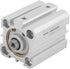 Garosa SDA Air Cylinder 25mm ID 30mm Stroke Compact Aluminum Double Acting Cylinder