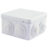 DGZZI 1PC ABS Plastic IP55 Waterproof Junction Box, DIY Outdoor Electrical Connection Box 85x85x50mm (3.4"x3.4"x2")