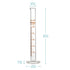 StonyLab 4-Pack Borosilicate Glass Graduated Cylinder, 10ml Heavy Wall Measuring Cylinder