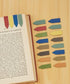 Get to the Point Magnetic Bookmarks, Earthtone Color Line Markers (1 Box of 20)