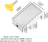 ZaneGear WANLIAN 1PCS Adjustable Door Window Lock Stopper - Thick Sliding Safety Anti Theft Security Lock for Children