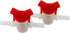 DGZZI Barbed Ball Valve, 2PCS 3/8-Inch ID In-Line Shut-Off Switch with Hose Barb for Drip Irrigation
