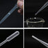 VCCGY 40Pcs 3ml Plastic Transfer Pipettes - Disposable Droppers for Watercolor Art, Science Laboratory, Handmade