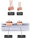 Mini Binder Clips, 120 Pack, 5/8 Inch, Standard 15mm, Rose Gold, Binder Paper Clips with Mini Storage Boxes