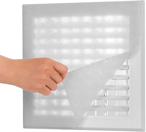 Complete Air Vent Filters Kit: 98'' x 18'' Electrostatic Media, 36+ Filters per Roll for HVAC, AC & Heating