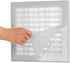 Complete Air Vent Filters Kit: 98'' x 18'' Electrostatic Media, 36+ Filters per Roll for HVAC, AC & Heating