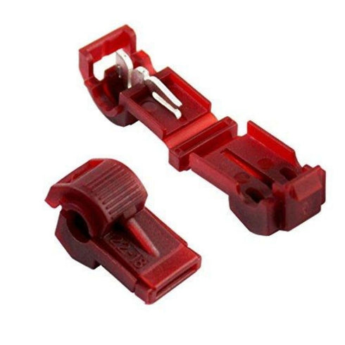 Auto-Mow 5Pcs Splice Wire Terminal T-Tap Connectors - Docking Station, Red