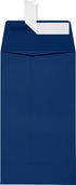 LUXPaper #5 1/2 Coin Envelopes in 80 lb. Navy for Coin Collections, Small Inventory Items, and Stamps, 50 Pack, Envelope Size 3 1/8 x 5 1/2 (Dark Blue)