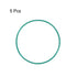 uxcell Fluorine Rubber O-Rings, 69mm OD 65.2mm ID 1.9mm Width FKM Seal Gasket for Machinery Plumbing, Green, Pack of 5