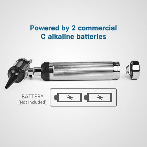 Luismia 2 3 Otoscope Kit- Professional Diagnostic Ear Examination Otoscope Tool with Halogen Lamps, Different Size Ear