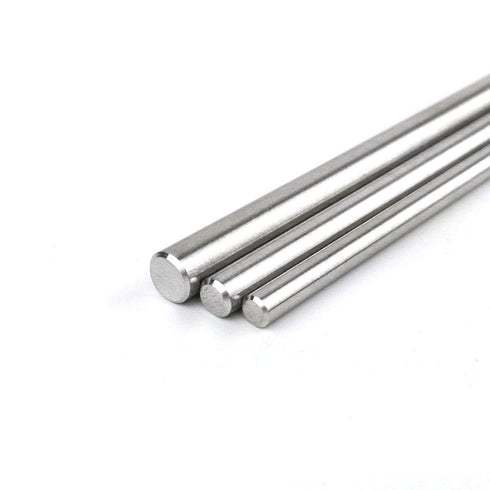 10Pcs Stainless Steel Metal Round Rods Dowel Pin Kit, Support Pin Fasten Elements for DIY Craft Tool