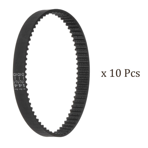 142-2GT-6 Rubber Timing Belt: 6mm Width, 142mm Pitch Length, Closed Loop for 3D Printers, 71 Teeth