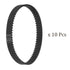142-2GT-6 Rubber Timing Belt: 6mm Width, 142mm Pitch Length, Closed Loop for 3D Printers, 71 Teeth