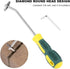NEMTMCUA Hand Caulking Removal Tool,Steel Head Grout Cleaner Scraper Scrubber Brush Tile Joint Cleaning Brush Tiles Gap