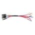HT306 4 Connectors Sizes Universal Breakout Leads, 6 Channel Test Lead Set for Automotive