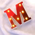 YUANYUYING Letter Neon Lights with Remote Control,Alphabet Number Signs for Wall Table Decor,