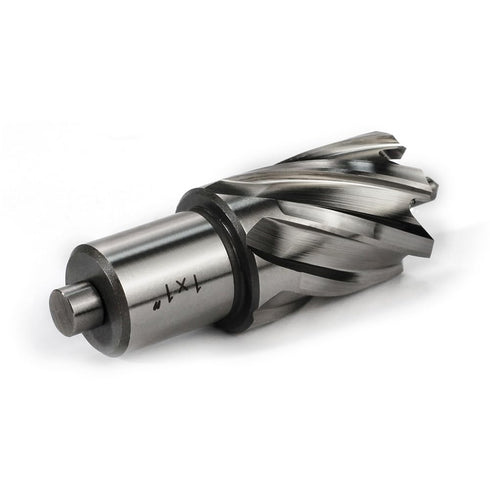 OSCARBIDE 1"x1" Annular Cutter, 3/4 inch Weldon Shank, 1 inch Cutting Diameter, 1 inch Depth of Cut, 2 Flat Mag Drill
