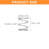 uxcell 5Pcs Compression Spring, Wire Diameter 0.035", OD 0.51", 304 Stainless Steel Coil Mechanical Compressed Spring