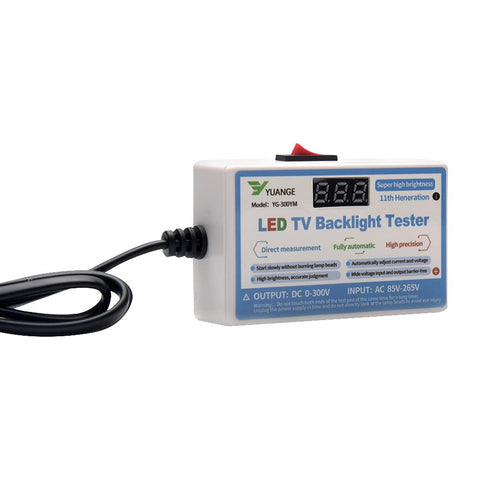 LED TV Backlight Tester, LED Strip Lamp Beads Repair Tool with Gold Plated Pin and Power Cable