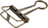 Hollow Out Paper Binder Clip Invoice Bill Clip Office Supplies Pack of 10 (S, Bronze) by BAMI-LEE House