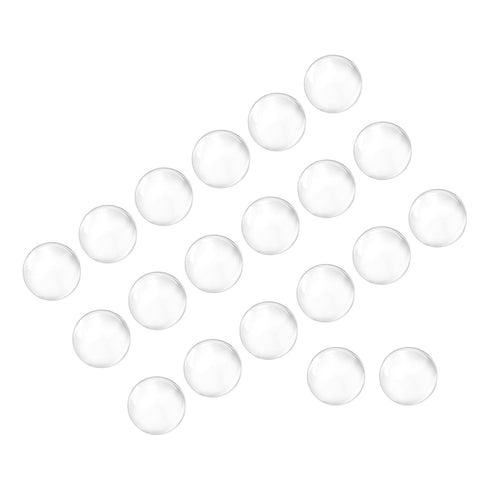 200pcs Glass Ball Boiling Stones, 8mm Soda Lime Glass for Valves Equipment