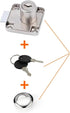 Superhao 2pcs Drawer Locks with Keys Drawer Locks with Keys Hardware Accessories Furniture Cabinet Used for Bedside