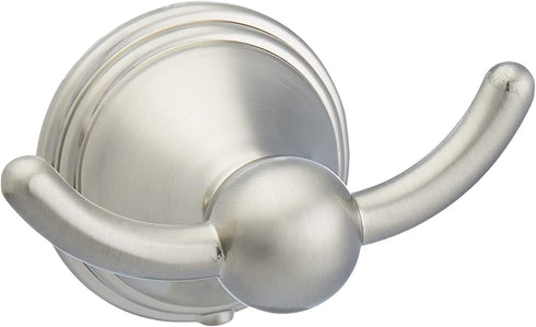 5 Set, AB-BR817-SN Amazon Basics Piece Bathroom Hardware Satin Nickel, Towel Bar, Toilet Paper Holder, Towel Ring, Robe