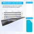 Mellisore 24pcs 2.3x1.1in Adhesive Metal Plates for Magnetic Mount, Metal Strips for Magnets Steel Strips with Adhesive