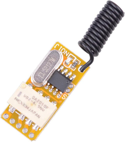 ZABLL 3.7V 12V 5V 433Mhz DC - Mini Size Relay Remote Control Switch, Wireless RF Momentary Switch with Delay Function
