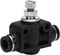 Air Flow Control Valve 1/4" Tube OD x 1/4" Tube OD Straight Union Pneumatic Valve (Pack of 1)