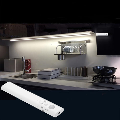 9.8ft Closet Counter 4000K Under Cabinet Lighting Motion Led Strip Lights Battery Powered Basement Trunk Bed Stair