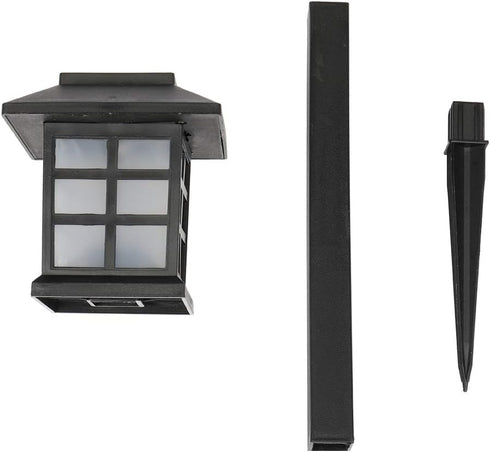 Guangshuohui Outside,8 Pack 10 Solar Lights for Flickering Flame LED Solar Outdoor Lights, Waterproof Solar Garden