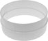Plastic 6" Inline Duct Connector - Exhaust/Inlet Connector for Flexible or Straight Duct, Connector Size 5.9"