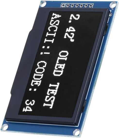 Display,2.42 Inch Module,128X64 SSD1309 I2C MP3,Feature OLED OLED Display Pixels,Emit Light by Itself,for SPI Parallel