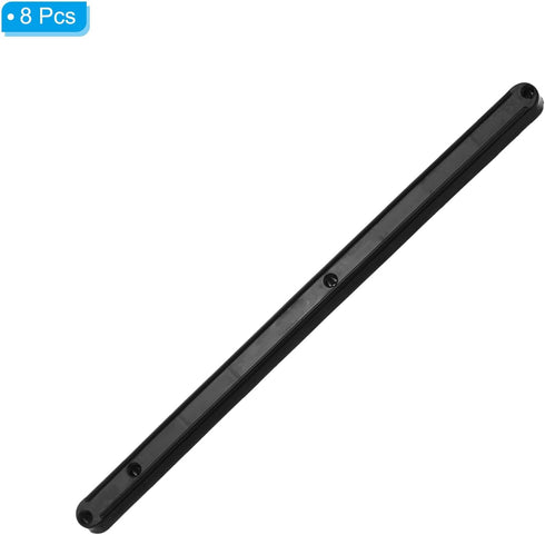 12 Inch 8 19/32" (15mm) PATIKIL Drawer Slides, Pcs Plastic Guide Rails Side Mounted Rails