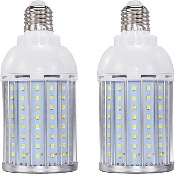 30W E27 LED Corn Light Bulbs (2 Pack), 144 LEDs, 2700 Lumen, 3000K Warm White, 240 Watt Equivalent