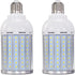 30W E27 LED Corn Light Bulbs (2 Pack), 144 LEDs, 2700 Lumen, 3000K Warm White, 240 Watt Equivalent