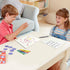 Small White Board for Kids, Durable Portable Mini Dry Erase Board, Double Sided 9"x12" (1 pack)