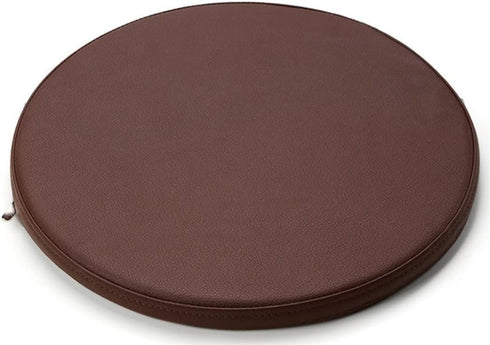JIQHOHX 1/2/4 Packs Detachable Seat Cushion, Leather Round Chair Cushion/Memory Foam Dining Chair