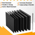 TIHONORI 8mm Projects,2020cm Rigid Polypropylene Plastic Sheet Black PP Sheet for Heavy Duty Storage Units, Benches