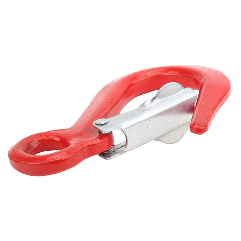 5000Lbs Red Hoist Hook, Alloy Steel Crane Hook with Safety Latch Design for Ship Construction