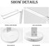 SCZWP8 Dimmable Folding Table Lamp Rechargeable LED Lamp Touch Console Lamp, Three-Color Eye Protection Table Lamp